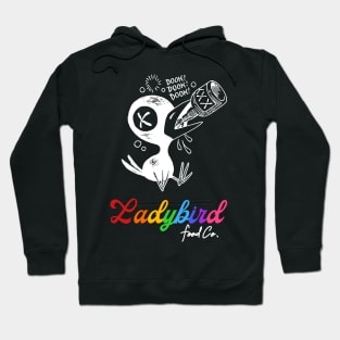 drinky crow ladybird Hoodie